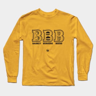 Basket Burgers Beers Long Sleeve T-Shirt